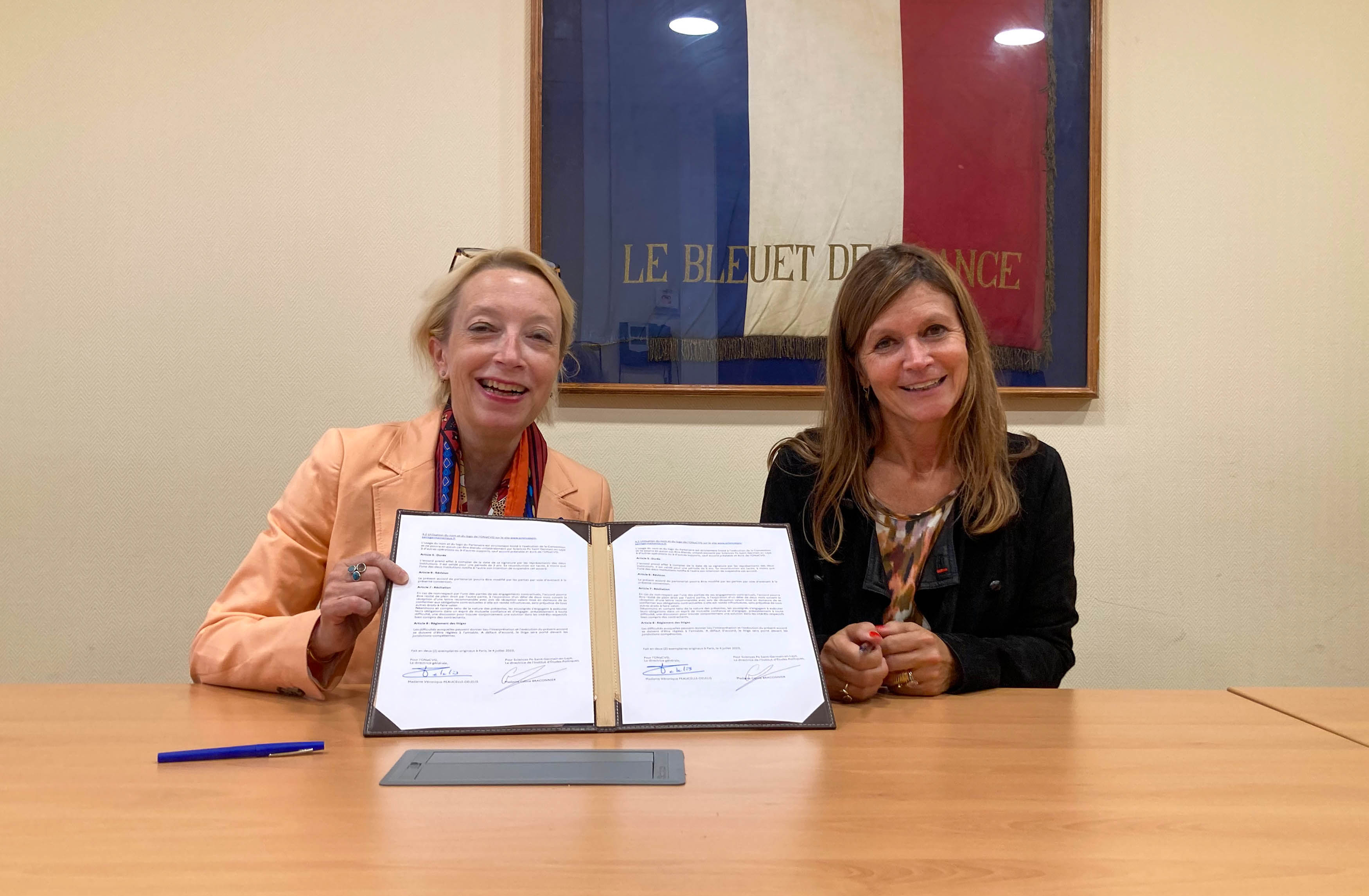 Sciences Po Saint-Germain-en-Laye officialise un partenariat avec le Commissariat des armées