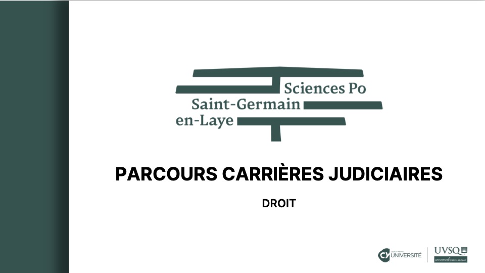 Brochure Carrières Judiciaires