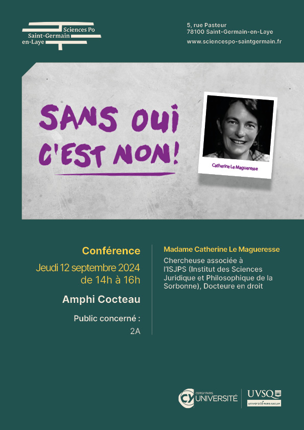 Conférence : 2024 - Sans oui c'est non - C. Le Magueresse